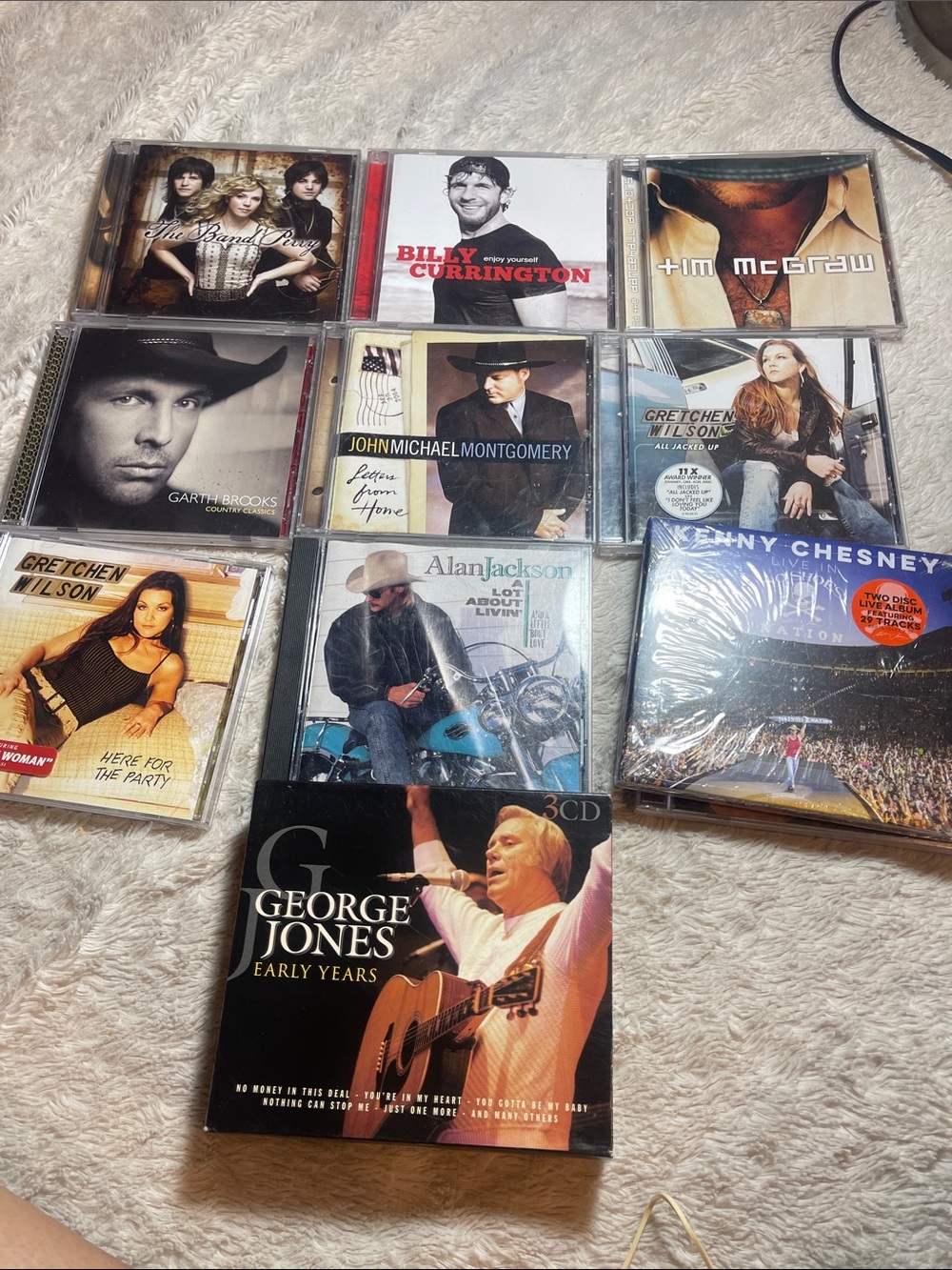 Country music CD collection